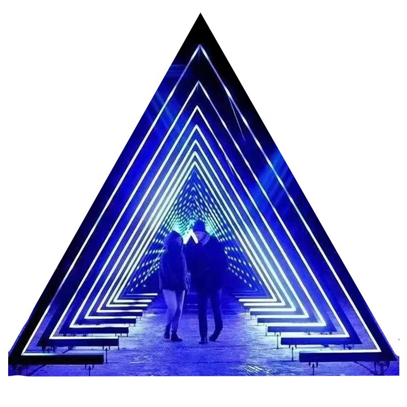 Outdoor Indoor LED Lighting Tunnel Metal