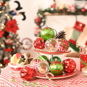 EAGLEGIFTS Decorazioni Natalizie, Articoli per Feste, Ornamenti in Plastica, Serie Elfi, Palline Natalizie da 7cm - Product Image 5