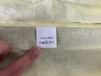 Kemeja Kasual Linen untuk Pria 100% Linen 150 GSM Lengan Panjang Potongan Santai Bernapas Sejuk untuk Pakaian Musim Panas Grosir OEM Logo Kustom