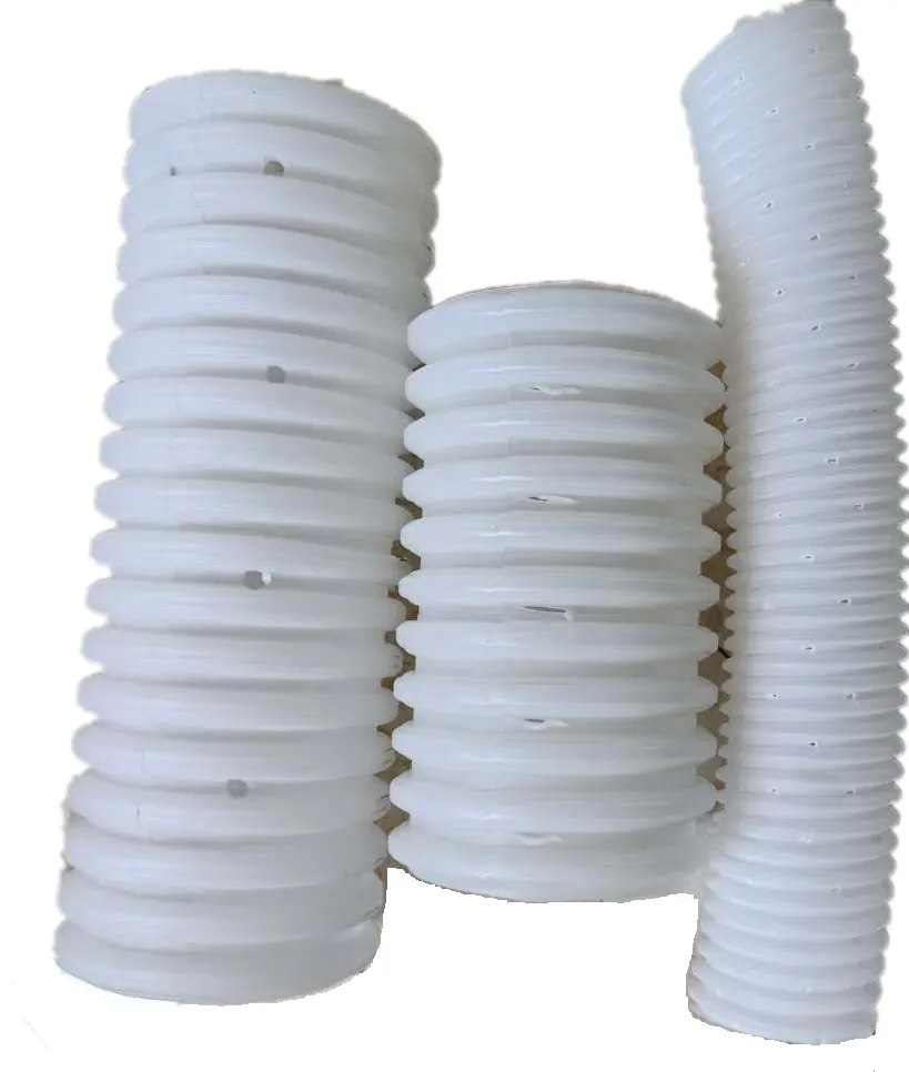 corrugated pe pipe perforated PE material and corrugatedpipe