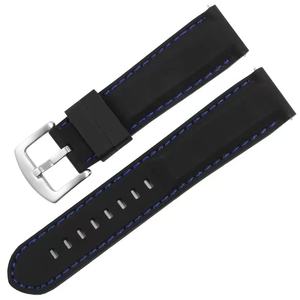 Prix d'usine Bracelet de montre universel en silicone Bracelet de montre étanche pour sports de plein air adapté à la montre Seikos Mido <span class=keywords><strong>TImex</strong></span> Casio - Product Image 5