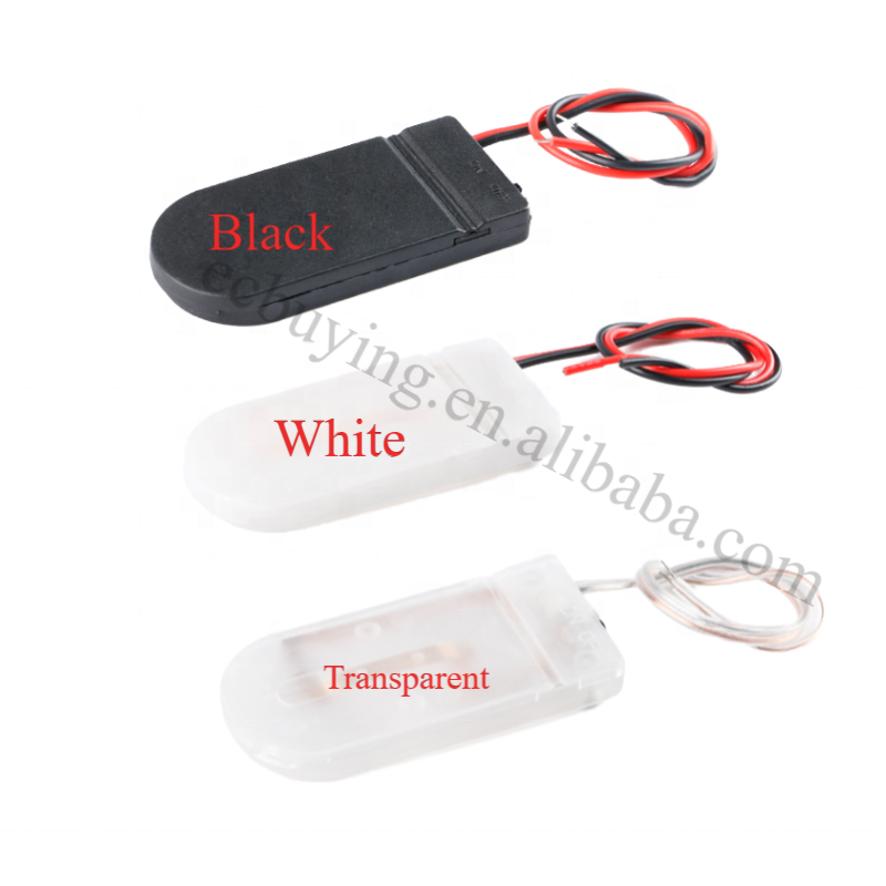 100PCS CR2032 Battery Holder Socket Case - Coin Cell Battery Mount ROHS Compliant