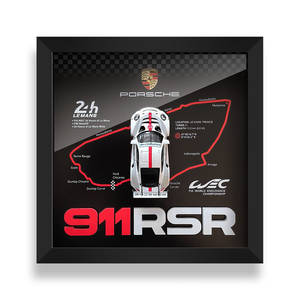 Modèle de voiture de course en alliage Rsr, décoration de piste de l'endurance de <span class=keywords><strong>24</strong></span> heures <span class=keywords><strong>du</strong></span> <span class=keywords><strong>Mans</strong></span>, art mural décoratif 3D - Product Image 4