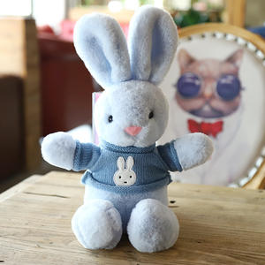 Jouets doux pour enfants avec broderie pull dessin animé longues jambes oreilles <span class=keywords><strong>lapin</strong></span> <span class=keywords><strong>lapin</strong></span> <span class=keywords><strong>lapin</strong></span> <span class=keywords><strong>jouet</strong></span> en peluche - Product Image 4