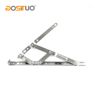 ราคาโรงงาน อุปกรณ์หน้าต่างบานเปิดสแตนเลส 201/304 ร่อง 13.5 มม. แบบ 4 บาร์ สำหรับกรอบหน้าต่างยุโรป - Product Image 3