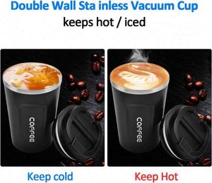 Custom Temperature Control Display Stainless Steel <b>Double</b> <b>Wall</b> Coffee Cups Smart Travel Coffee <b>Mugs</b> With Timer - Product Image 5