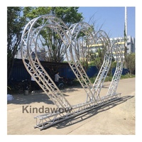 Kindawow aluminio Spigot Square Truss Display System DJ Iluminación truss display Triangle truss Arch