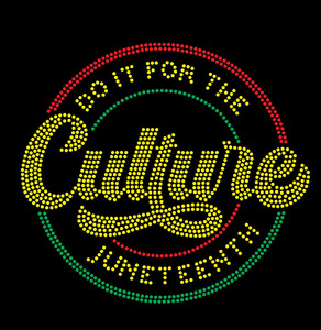 Motivo Termoadesivo con Strass per il Juneteenth, Logo della Storia Afroamericana per Borse, Indumenti e <span class=keywords><strong>Scarpe</strong></span> - Product Image 6