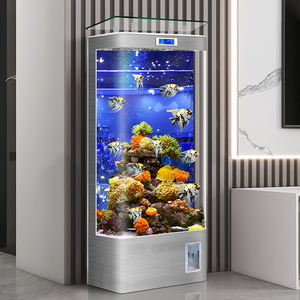 Новая модель: Умный вертикальный аквариум-террариум для золотых рыбок с самоциркуляцией, большой, для гостиной, экологичный - Product Image 5