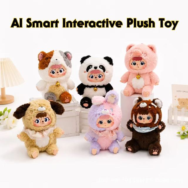 AI Interactive Plush Toy WiFi Connection Smart Talking Giant Doll Kids Comfort Companion Stuffed Gift With App Control