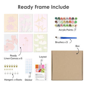 Kit de Pintura al Óleo Moderna <span class=keywords><strong>por</strong></span> Números, Kit de Pintura Personalizado de Tamaño Completo para Crear Hermosas Pinturas Decorativas para el Hogar - Product Image 6