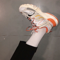 Chaussettes de sport décontractées pour hommes automne-hiver, style hip-hop, anti-bactériennes, en Spandex/Nylon/Coton, mi-mollet