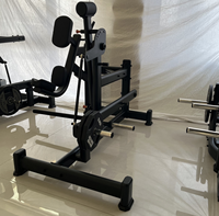 Machine à pendule à charge libre pour fessiers, squat et kickback, réglable, en acier robuste, équipement de musculation pour le bas du corps