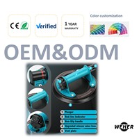 WEHER Ventouse industrielle de 8 pouces, certifiée ISO9001, en plastique/alliage d'aluminium, capacité 210 kg, manuelle, disponible en OEM – Meilleures ventes