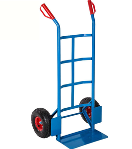 Carretilla de Acero Resistente HT1830, Carretilla Metálica Original Personalizada con <span class=keywords><strong>Ruedas</strong></span> Neumáticas de 10x3.5 Pulgadas para Equipos Industriales - Product Image 4