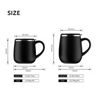 NOUVEAU - Tasses à café personnalisables de 16 oz - Mug isotherme en acier inoxydable avec poignée