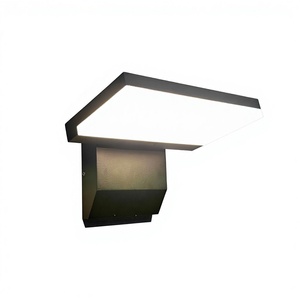 Lámparas de Pared LED Modernas para Exteriores, Impermeables, de Aluminio, Luz Blanca Cálida, Difusor de Vidrio Borosilicato Cuadrado, Garantía de 2 Años, CRI - Product Image 2
