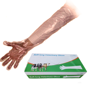 Prodotti <span class=keywords><strong>animali</strong></span> e veterinari guanti ostetrici monouso morbidi da 90cm - Product Image 3