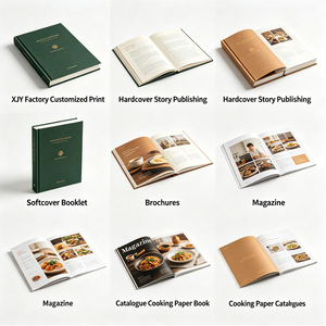 XJY Factory : Impression personnalisée de livres à couverture rigide et souple, livrets, brochures, <span class=keywords><strong>magazines</strong></span>, catalogues et livres de cuisine en papier - Product Image 3
