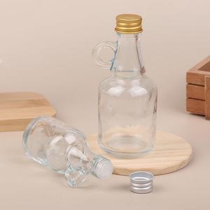 Decantador de Whisky de Vidrio Transparente Vacío de 50 ml y 100 ml con Tapas de Aluminio, Mini Contenedor de Alcohol, Botella de Vidrio para Licores y Bebidas - Product Image 6