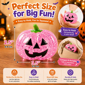 En gros : Squishy Citrouille d'Halloween à remontée lente, Jouet anti-stress pour adultes - Soulagement du stress et divertissement à presser - Product Image 2