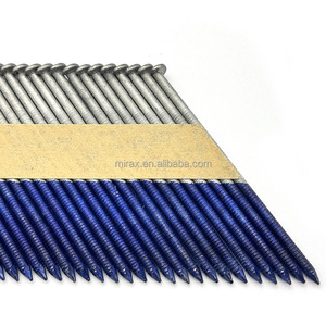 Clous de charpente galvanisés à chaud de qualité supérieure 113 x 2 po à tige annulaire, 30-34 degrés, collés sur <span class=keywords><strong>bande</strong></span> de papier pour toiture et charpente - Product Image 5