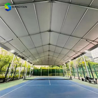 Tente de réception en aluminium de grande taille, modèle A-frame, en 6061-T6/6082, pour les sports en intérieur, 600 m²