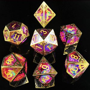 Torre de dados de metal de espuma de 12 pulgadas, dados cuadrados de 16mm, dragón sólido y mazmorra, dados de metal rpg personalizados - Product Image 3