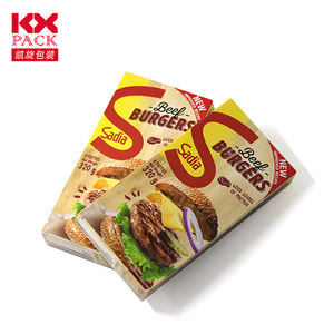 Scatola di imballaggio in cartone usa e getta stampata personalizzata per uso alimentare diretto in fabbrica per patatine fritte Hamburger <span class=keywords><strong>Pizza</strong></span> - Product Image 6