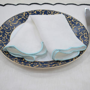 Serviette en lin solide Serviettes et accessoires Décoration de table à manger - Product Image 1