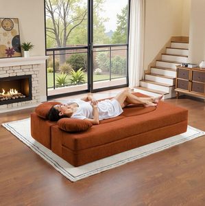 Cama Plegable Multiusos de Estilo Moderno, Mueble Sofá para Sala de Estar, 75.5"D X 20.5"W X 28.3"H, Estilo Moderno Integra - Product Image 1