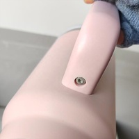 Gobelet isotherme en acier inoxydable à double paroi de 40 oz avec poignée et paille, anti-fuite, revêtement poudré, pour la vente en gros et les voyages