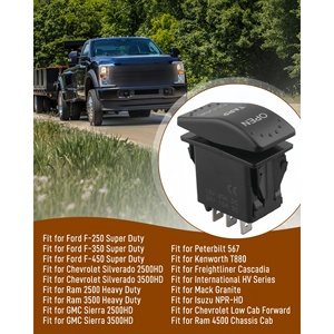 Interrupteur à bascule double momentané ON-OFF-ON 20A 12V pour bâches de camions-bennes et systèmes anti-givre, remplace 13979 - Product Image 4