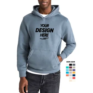 Custom Made Aliba ba Streetwear Men fleece custom logo Puff Print Hoodie Cotton Oversize cropped puff printing hoodies for men