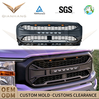 Dernière Nouveauté : Grille Avant ABS 4x4 avec Barre Lumineuse LED pour F150 2021, Insert de Grille Off-Road Amélioré