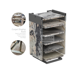 Porte-rouleau en tissu robuste avec présentoir pour tapis de détail et base de carreaux ondulés imperméables - Product Image 1