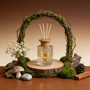 Difusor de Aroma de 4oz, Botella de Perfume de Vidrio de 120ml, Botella Difusora de Vidrio Vacía para Ambientador - Product Image 3