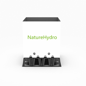 <span class=keywords><strong>Pot</strong></span> de plante en plastique NatureHydro, élévateur de racines aériennes, carré, 30x30cm, rehausseur en tissu pour pots - Product Image 5