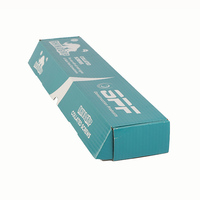 Boîte de golf personnalisée, logo couleur personnalisé imprimé, boîte d'emballage en papier kraft ondulé pliable avec impression extérieure
