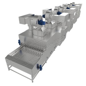 Sécheur continu à bande automatique pour piments forts, carottes et betteraves, déshydrateur alimentaire pour pommes de terre, machine utilisée dans les fermes pour les légumes - Product Image 2