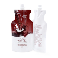 Sacs en Mylar laminés réutilisables thermoscellables avec bec verseur, pochettes verticales étanches pour produits capillaires liquides