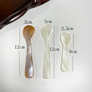 <span class=keywords><strong>Cuillère</strong></span> <span class=keywords><strong>en</strong></span> <span class=keywords><strong>Nacre</strong></span> Naturelle à Glace, Café, Crème et Caviar – <span class=keywords><strong>Cuillère</strong></span> à Mélanger <span class=keywords><strong>en</strong></span> Coquillage <span class=keywords><strong>Nacre</strong></span>, <span class=keywords><strong>Cuillère</strong></span> à Thé, Outil de Cuisine Artisanal - Product Image 6