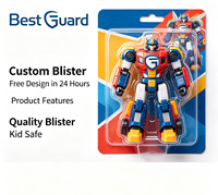 Blíster Personalizado Sellado, Envoltura de Plástico para Juguetes con Soporte de Cartón para Juguetes Infantiles