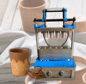 Ăn được trà & ly cà phê làm cho máy trà cốc cà phê ăn được ăn cup Cookie waffer ice hot cuối cùng 2 giờ - Product Image 1