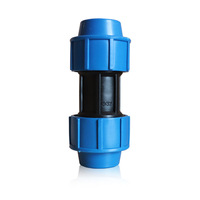Raccord droit pour tuyau PE calibre 32, connecteur direct pour systèmes d'irrigation goutte à goutte