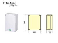 Boîtier de jonction électrique étanche Kangge IP65 ABS/PC, panneau de commande certifié IEC60529 EN60309, blanc, 220x150x340mm