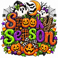 Impression DTF Halloween Trick or Treat, transfert thermique, impression par transfert à repasser, livraison rapide