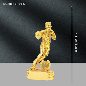 ถ้วยรางวัลทองเรซินพร้อมฐานเปล่าคุณภาพถ้วยรางวัลตกแต่งรางวัลการแข่งขั<span class=keywords><strong>น</strong></span>กีฬาที่สำคัญรางวัลถ้วยรางวัลบาสเก็ตบอล - Product Image 5