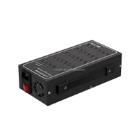 Station de charge USB universelle en alliage d'aluminium avec ports variés pour téléphone portable/casque audio silencieux, hub de charge de bureau
