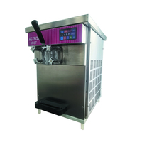 Fabricant de machines à crème glacée Acai, machine à crème glacée molle commerciale pour les cafés